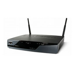 Cisco 877 router wireless Fast Ethernet Nero