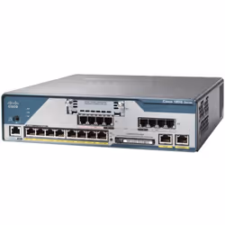 Cisco 1861, WAN Ethernet, Blu, Acciaio inox