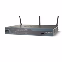 Cisco 881GW, Wi-Fi 4 (802.11n), Banda singola (2.4 GHz), Collegamento ethernet LAN, 3G, Nero, Router da tavolo