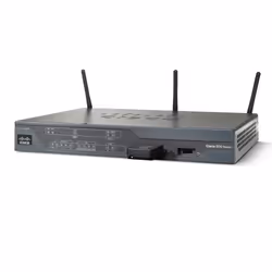 Cisco 881, Wi-Fi 4 (802.11n), Collegamento ethernet LAN, Nero