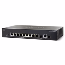 Cisco SF302-08P, Gestito, L3, Full duplex, Supporto Power over Ethernet (PoE), Montaggio rack, 1U