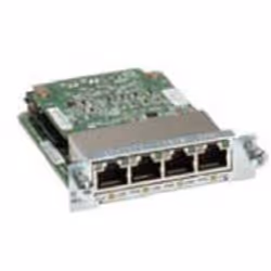 Cisco EHWIC-4ESG-P=, Interno, Cablato, Ethernet, Nero, Verde, Acciaio inox