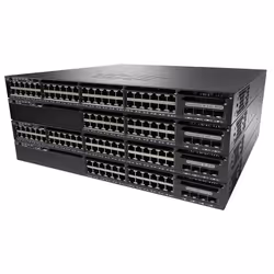 Cisco Catalyst WS-C3650-48FD-E switch di rete Gestito L3 Gigabit Ethernet (10/100/1000) Supporto Power over Ethernet (PoE) 1U Nero