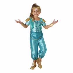 Rubie's Costume Shine, taglia XXXXS, Costume in maschera, Bambino, Femmina, Favola, Shimmer and Shine, Turchese