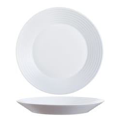 Luminarc Harena L2785 piatto piano Rotondo Vetro temperato Bianco 1 pz