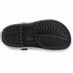 Crocs Crocband Zoccoli Unisex Nero, Bianco - Vista aggiuntiva 4