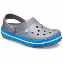 Crocs Crocband Zoccoli Unisex Grigio, Blu, Bianco - Vista aggiuntiva 5
