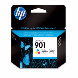 HP Cartuccia originale inchiostro tricromia 901, Resa standard, Ciano, Magenta, Giallo, Inchiostro colorato, 9 ml, 1 pz, 360 ...