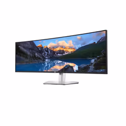 DELL UltraSharp U4924DW LED display 49" 5K Ultra HD LCD Nero, Argento - Vista aggiuntiva 4
