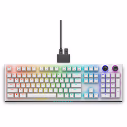 Alienware AW920K, Con cavo e senza cavo, USB + RF Wireless + Bluetooth, Interruttore a chiave meccanica, QWERTY, LED RGB, Bia ...