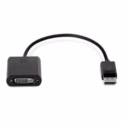 HP Adattatore a DVI-D DisplayPort, 0,19 m, DisplayPort, DVI-D, Maschio, Femmina, Nero