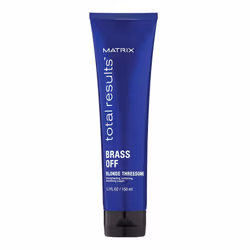 Matrix Total Results Brass Off Blonde Threesome 150ml, Crema per capelli, Unisex, 150 ml, Levigante, Setificante, Rinforzo, B ...