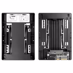 Icy Dock MB882SP-1S-3B pannello drive bay 8,89 cm (3.5") Pannello portante Nero - Vista aggiuntiva 4