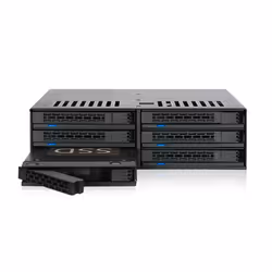 Icy Dock MB326SP-B array di dischi 0 TB Rack (1U) Nero - Vista aggiuntiva 5
