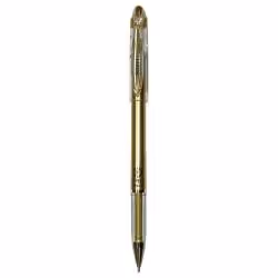 Pentel Slicci Metallic, Penna in gel con cappuccio, Oro, Oro, Metallico, Trasparente, 0,8 mm, 1 pz