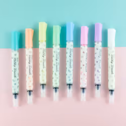 Pentel Milky, 1 pz, Bianco, Punta del pennello, Bianco, Rotondo, Inchiostro a base di acqua