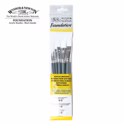 Winsor & Newton 5295007, Set di pennelli, Combinata, Sintetico