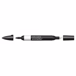 Winsor & Newton 0203161, Grigio, Multicolore, Cool Grey 1, Fine/Medio, Punta a scalpello/proiettile, Rotondo