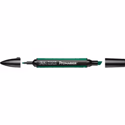 Winsor & Newton 0203228, Verde, Multicolore, Lush Green, Fine/Medio, Punta a scalpello/proiettile, Rotondo