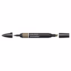 Winsor & Newton WG5, Grigio, Colori assortiti, Warm Grey 5, Fine/Medio, Punta a scalpello/proiettile, Rotondo