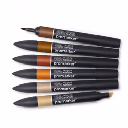 Winsor & Newton 884955070406 evidenziatore 6 pz Combinata Beige, Marrone, Arancione, Rosa - Vista aggiuntiva 4