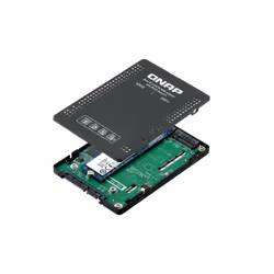 QNAP QDA-A2MAR contenitore di unità di archiviazione Box esterno SSD Nero M.2 - Vista aggiuntiva 6