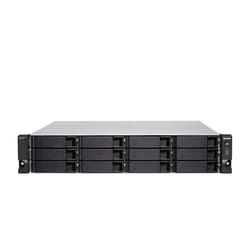 QNAP TS-h1886XU-RP R2 NAS Armadio (2U) Intel® Xeon® D D-1622 32 GB DDR4 0 TB QuTS hero Nero