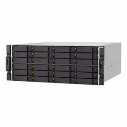 QNAP TS-h2477AXU-RP Server di archiviazione Armadio (4U) AMD Ryzen™ 7 7745 32 GB DDR5 0 TB QNAP QTS Nero, Grigio - Vista aggiuntiva 3
