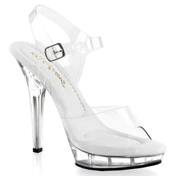 Pleaser Shoes Lip-108 Sandali Femmina Trasparente