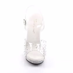 Pleaser Shoes Lip-108RS Sandali Femmina Trasparente