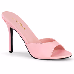 Pleaser Shoes Classique-01, Sandali, Femmina, Adulto, Nero, 10,2 cm, Moda