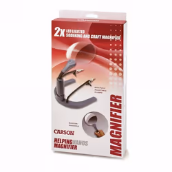 Carson HelpingHands Magnifier lente d'ingrandimento 2x Grigio, Trasparente - Vista aggiuntiva 7