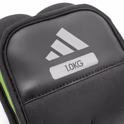 Adidas 11246064 peso da polso 1 kg Nero, Verde - Vista aggiuntiva 4