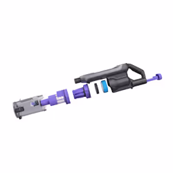 Black & Decker BHFEA640WG Aspirapolvere a bastone Batteria Secco Ciclonico Senza sacchetto 0,75 L Nero, Acciaio inox - Vista aggiuntiva 6