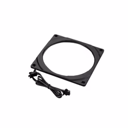Phanteks Halos Digital, Kit di montaggio, Acrilonitrile butadiene stirene (ABS), Nero, 140 mm, 140 mm, 6 mm