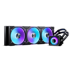 Phanteks Glacier One 420 D30 X2 Processore Raffreddatore di liquidi tutto in uno Nero 1 pz