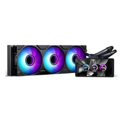 Phanteks Glacier One 360M25 LCD Processore Raffreddatore di liquidi tutto in uno 12 cm Nero 1 pz