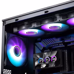 Phanteks Glacier One 360M25 LCD Processore Raffreddatore di liquidi tutto in uno 12 cm Nero 1 pz - Vista aggiuntiva 3
