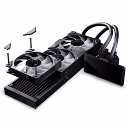 Phanteks Glacier One 360M25 LCD Processore Raffreddatore di liquidi tutto in uno 12 cm Nero 1 pz - Vista aggiuntiva 6