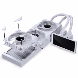 Phanteks Glacier One 360M25 LCD Processore Raffreddatore di liquidi tutto in uno 12 cm Bianco 1 pz - Vista aggiuntiva 6