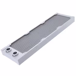 Phanteks GLACIER EZ-FIT 360RAD-30, Radiatore, Rame, Acciaio inox, Bianco, Universale, 807 g, 2 pz