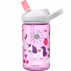 CamelBak eddy, 400 ml, Rosa, Unicorn Party, Bambino, Ragazza, Polipropilene