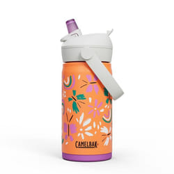 CamelBak Thrive Flip Straw Kids Uso quotidiano 400 ml Acciaio inox Arancione, Bianco