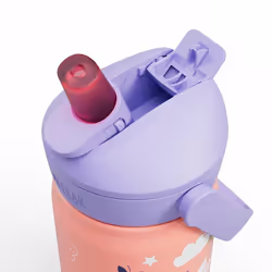 CamelBak Thrive Flip Straw Kids Uso quotidiano 400 ml Acciaio inox Rosa chiaro, Viola - Vista aggiuntiva 4