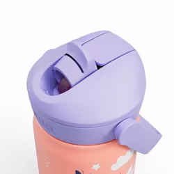 CamelBak Thrive Flip Straw Kids Uso quotidiano 400 ml Acciaio inox Rosa chiaro, Viola - Vista aggiuntiva 5