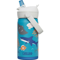 CamelBak Thrive Flip Straw Kids Uso quotidiano 400 ml Acciaio inox Blu, Bianco