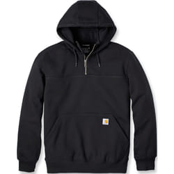 Carhartt Rain Defender Loose Fit Heavyweight Quarter-Zip Felpa, nero, dimensione L per uomo