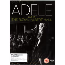 Sony Music Adele - Live at the Royal Albert Hall, CD+DVD, Pop, DVD/CD, Adele, Supporto fisico, Adulto, 2 dischi
