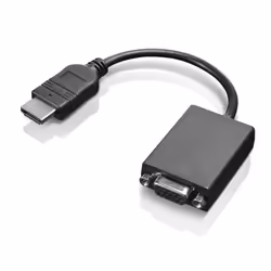 Lenovo HDMI / VGA, 0,2 m, HDMI, VGA, Maschio, Femmina, Dritto