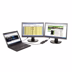 Lenovo USB 3.0 - DVI/VGA adattatore grafico USB 2048 x 1152 Pixel Nero - Vista aggiuntiva 4